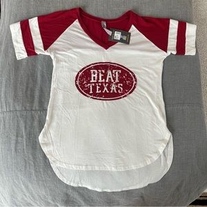 “Beat Texas” Foil Gameday Tee - University of Oklahoma - size S